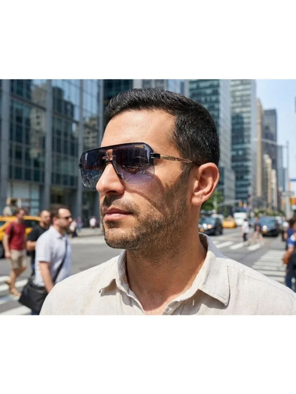 CARRERA 1066/S 0KB7 FQ Sunglasses Grey Aviator Frame, Grey Lenses